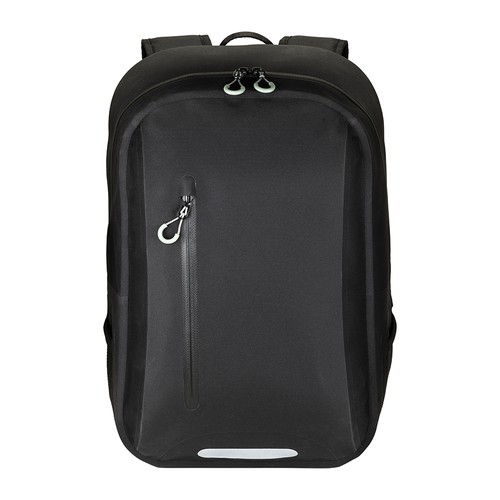 Laptoprucksack Storm wasserfest bedrucken – Frontansicht mit Vordertasche